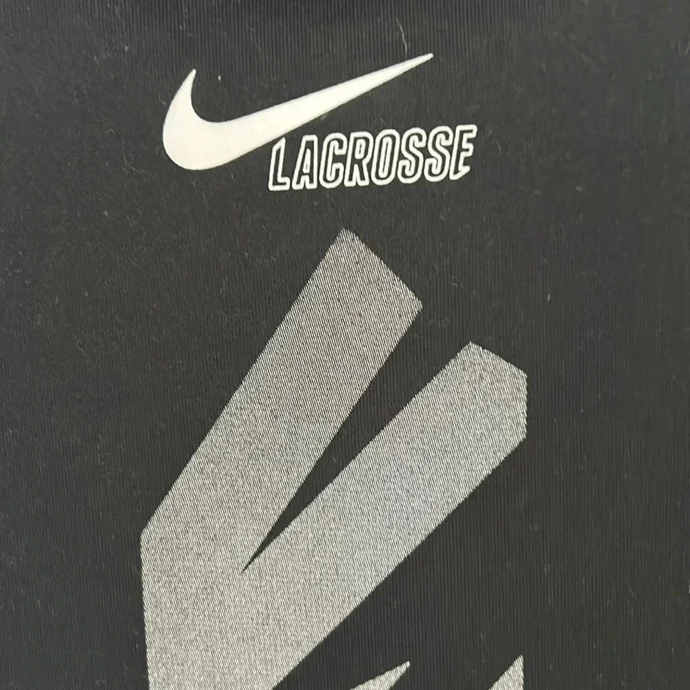 Nike lacrosse dri fit black tank top size small sleeveless - Picture 4 of 6